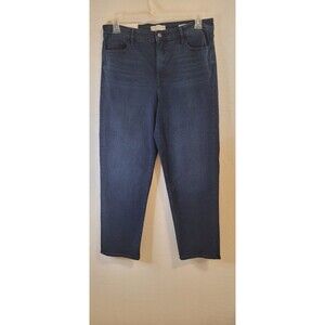 Social Standard by Sanctuary Slim Straight Blue Jeans sz14 Highrise 5 Pocket